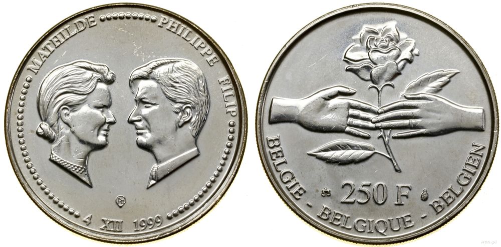 Belgia, 250 franków, 1999