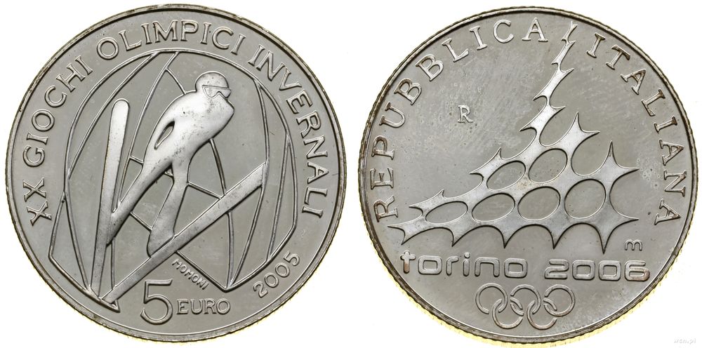 Włochy, 5 euro, 2005