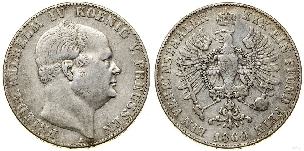 Niemcy, talar, 1860 A