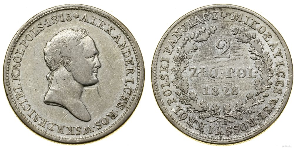 Polska, 2 złote, 1828 FH