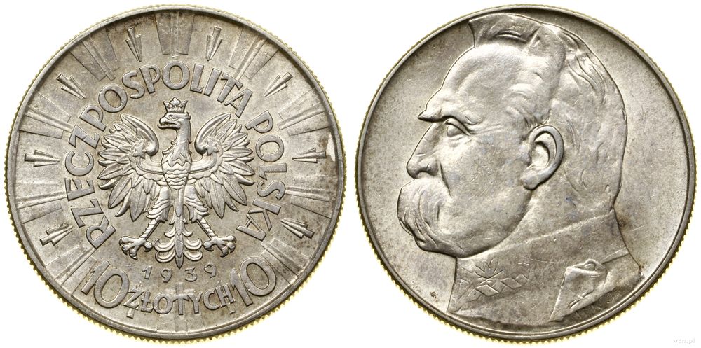 Polska, 10 złotych, 1939