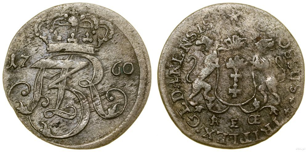 Polska, trojak, 1760