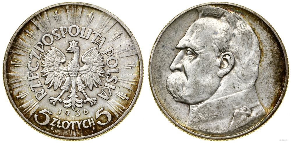 Polska, 5 złotych, 1936