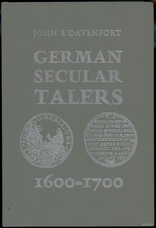 wydawnictwa zagraniczne, John S. Davenport - German Secular Talers 1600-1700, Frankfurt 1976