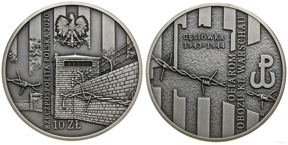 Polska, 10 złotych, 2020