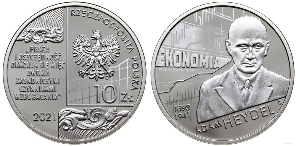 Polska, 10 złotych, 2021