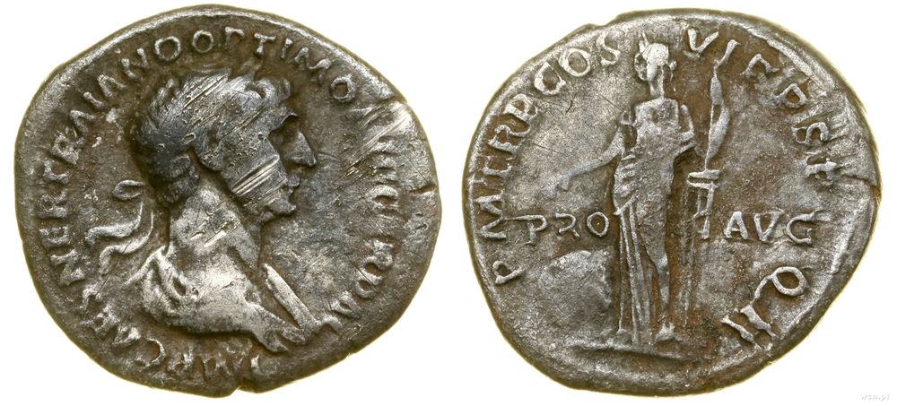Cesarstwo Rzymskie, denar, (114–117)