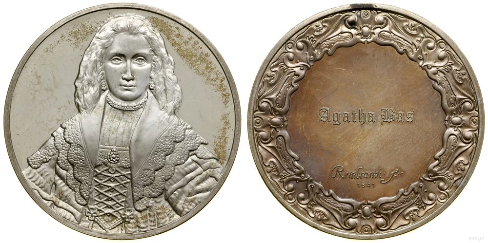 Francja, medal z serii Dzieła Rembrandta