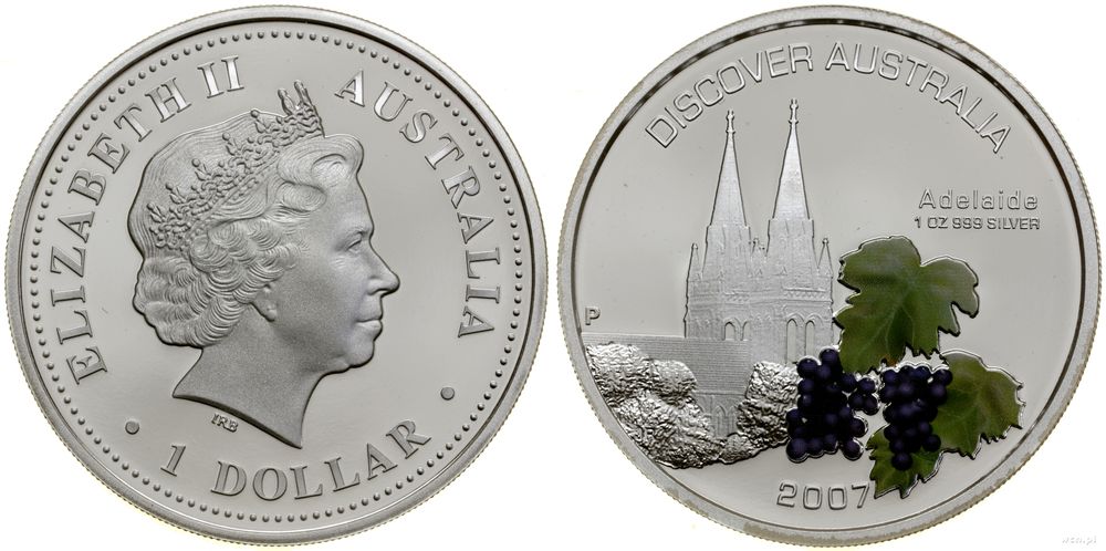 Australia, 1 dolar, 2007 P