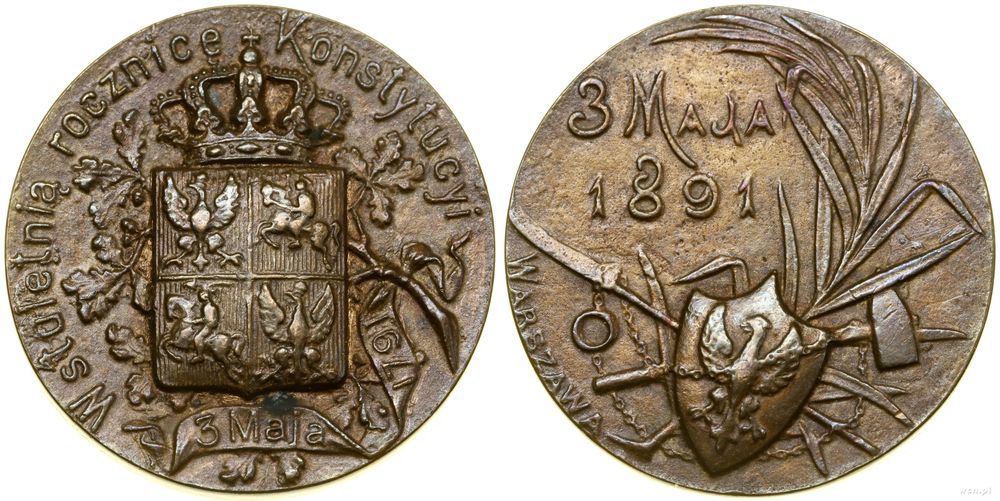 Polska, 100-lecie Konstytucji 3 Maja, 1891