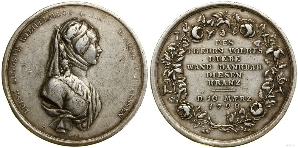 Niemcy, medal Luiza Augusta, 1798