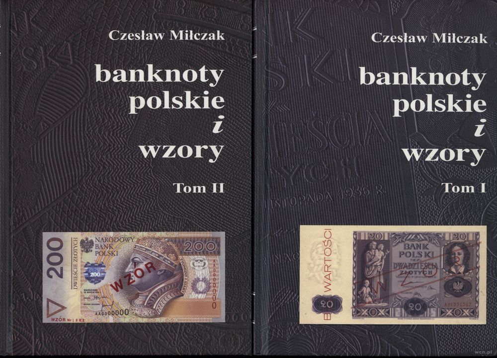 wydawnictwa polskie, Czesław Miłczak - Banknoty polskie i wzory, tomy 1 i 2