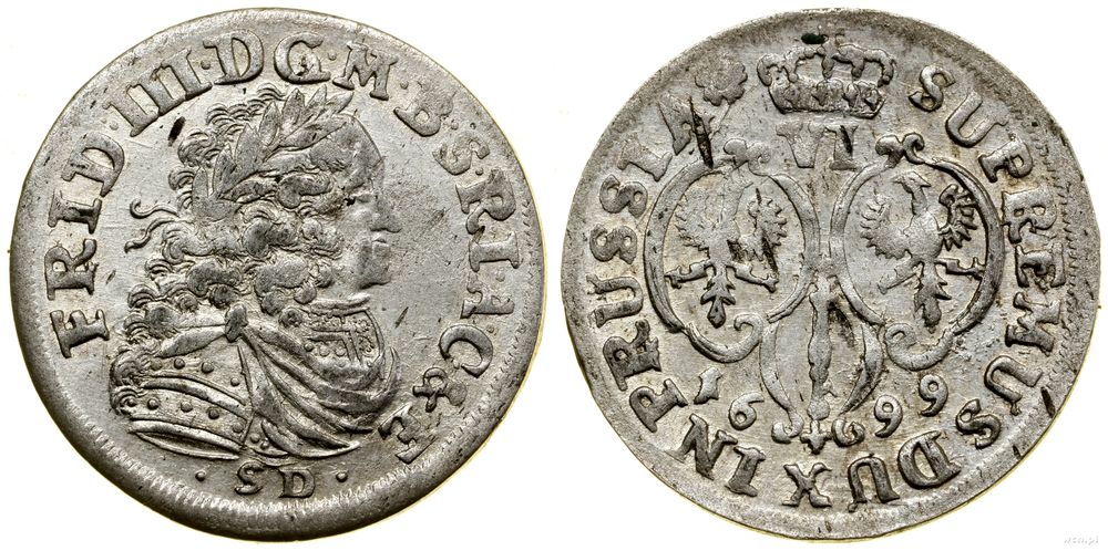 Niemcy, szóstak, 1699 SD