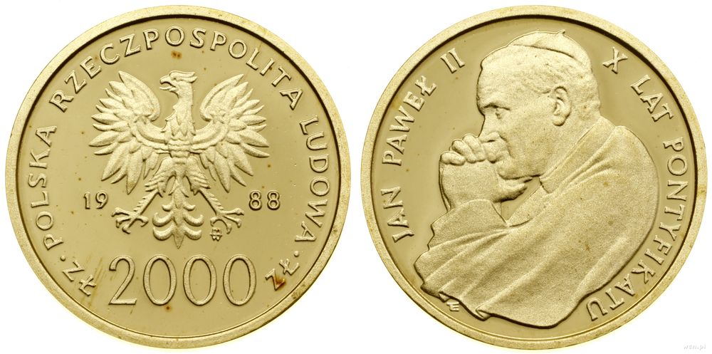 Polska, 2.000 złotych, 1988