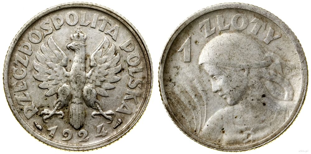 Polska, 1 złoty, 1924