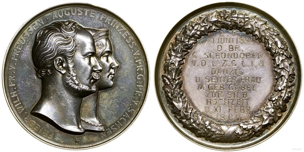 Niemcy, medal zaślubinowy