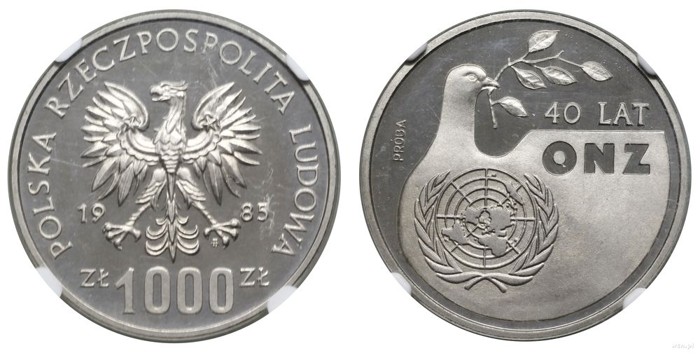 Polska, 1.000 złotych, 1985