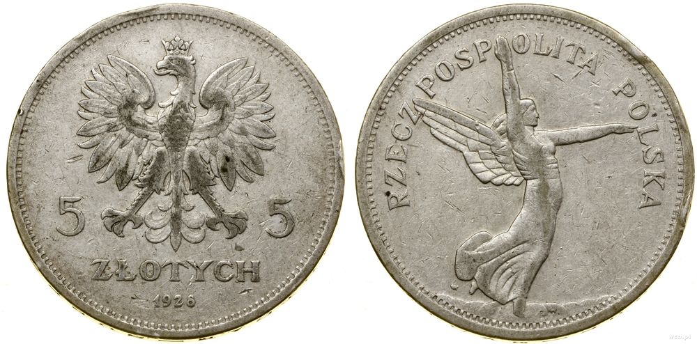 Polska, 5 złotych, 1928