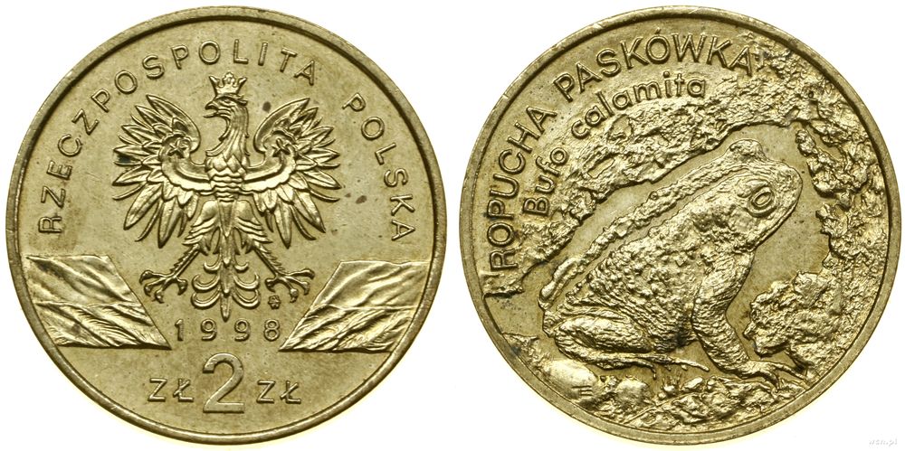 Polska, 2 złote, 1998