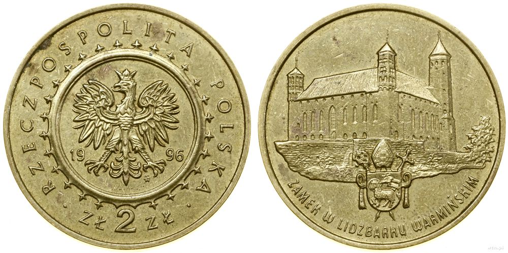 Polska, 2 złote, 1996