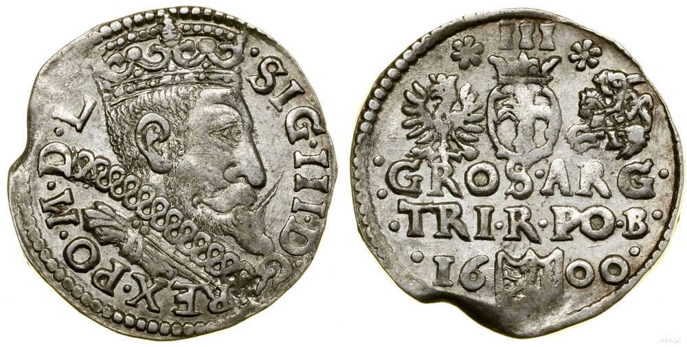 Polska, trojak, 1600