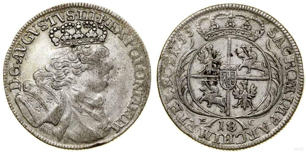 Polska, ort, 1755 EC