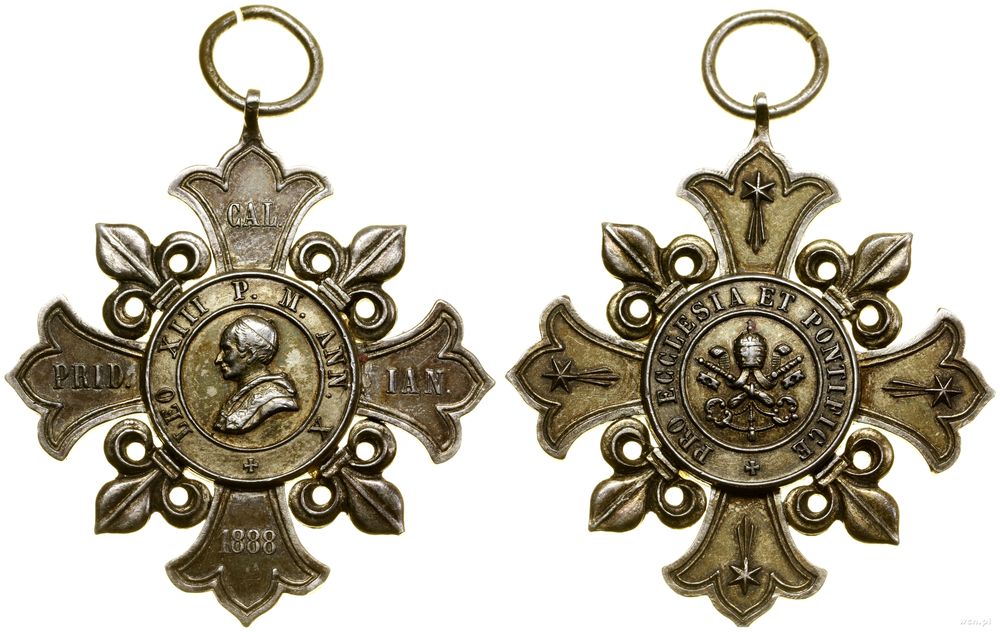 Watykan, Krzyż Pro Ecclesia et Pontifice, 1888–1893