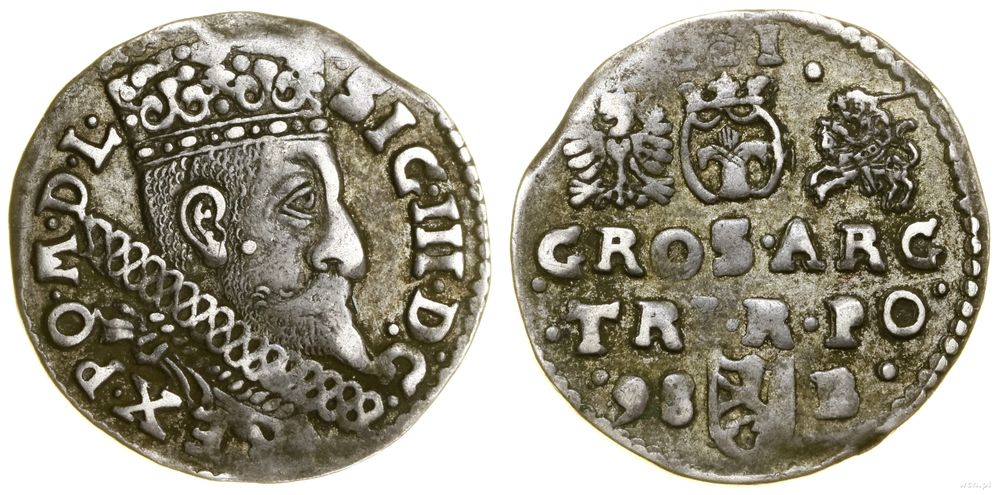 Polska, trojak, 1598