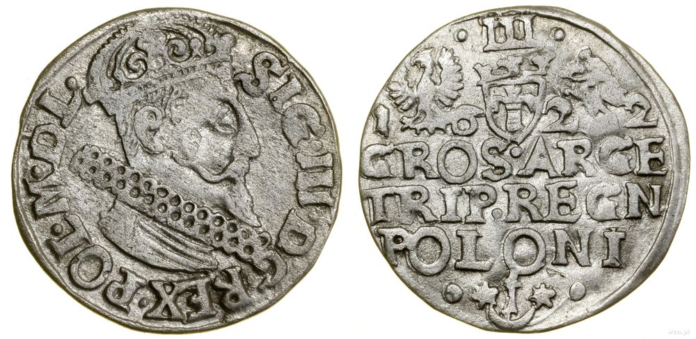 Polska, trojak, 1622