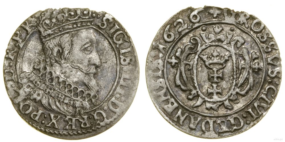 Polska, grosz, 1626