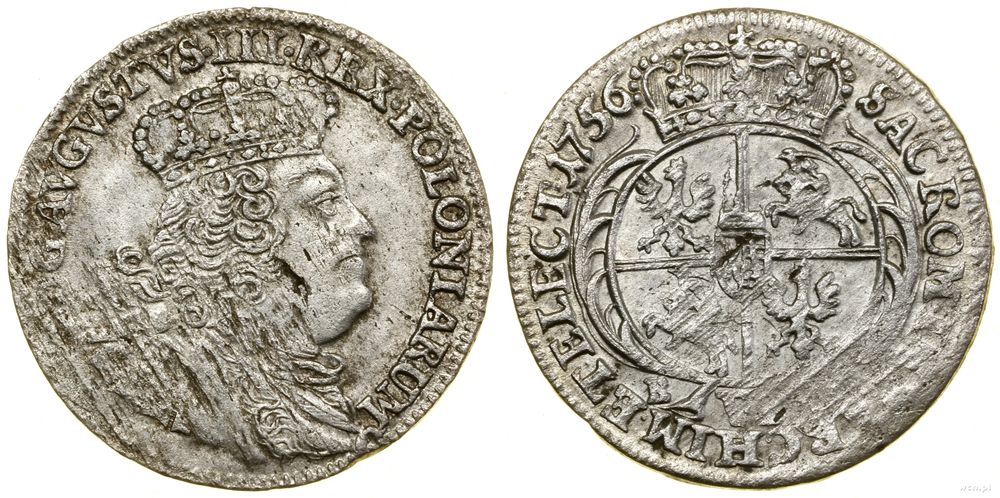 Polska, szóstak, 1756 EC