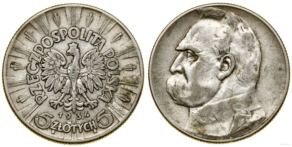 Polska, 5 złotych, 1934