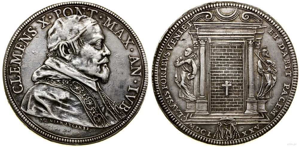 Watykan (Państwo Kościelne), piastra, 1675