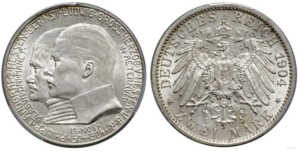 Niemcy, 2 marki, 1904