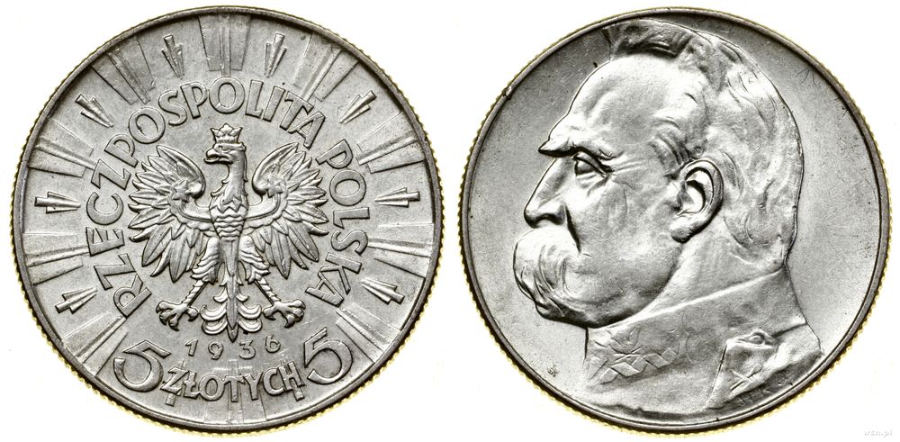Polska, 5 złotych, 1936