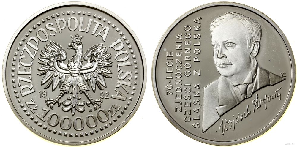 Polska, 100.000 złotych, 1992