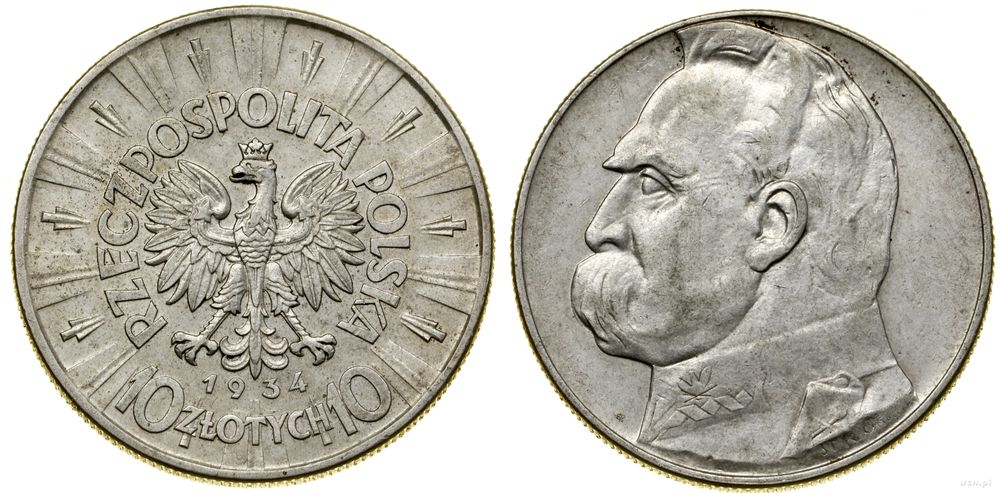 Polska, 10 złotych, 1934