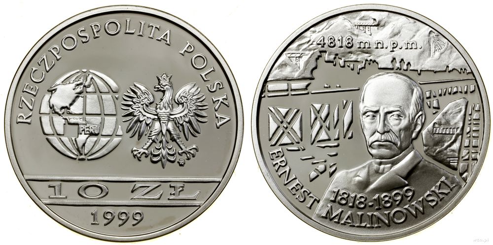 Polska, 10 złotych, 1999