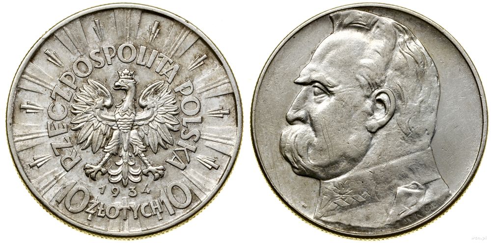 Polska, 10 złotych, 1934