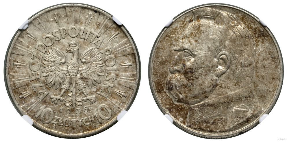 Polska, 10 złotych, 1938