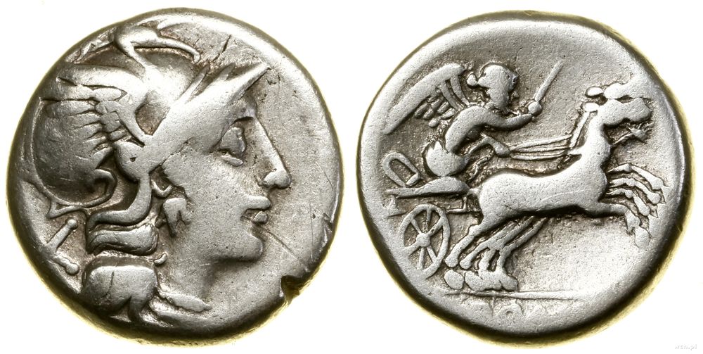 Republika Rzymska, denar, (157–156 pne)