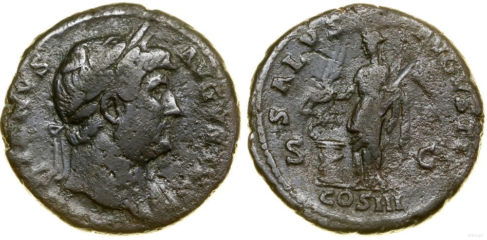 Cesarstwo Rzymskie, as, (125–127)