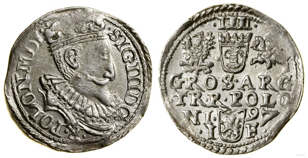 Polska, trojak, 1597