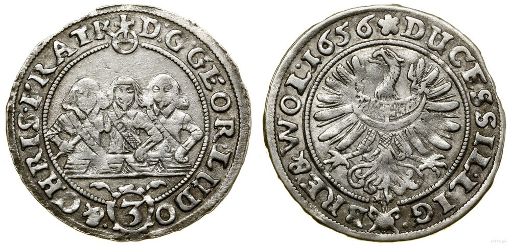Śląsk, 3 krajcary, 1656