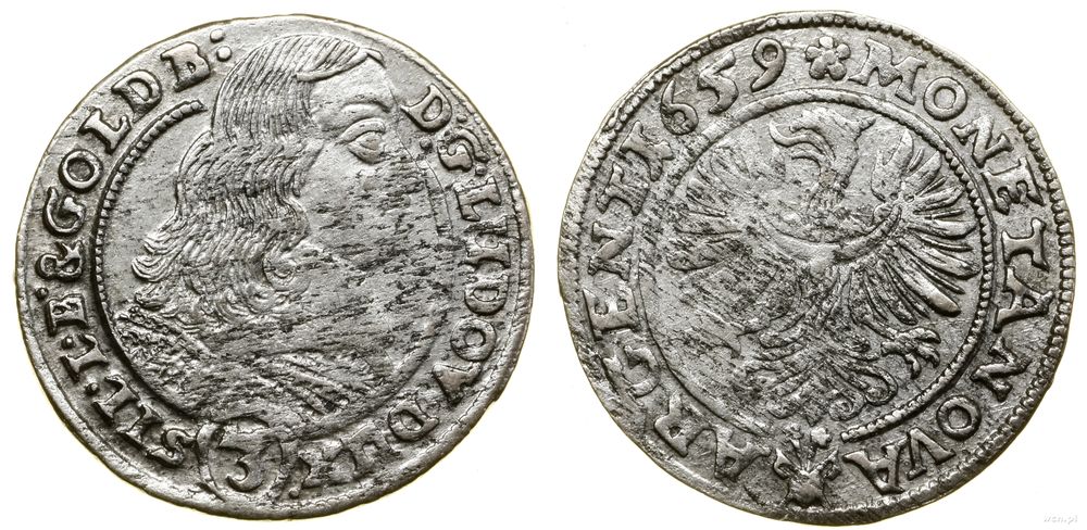 Śląsk, 3 krajcary, 1659