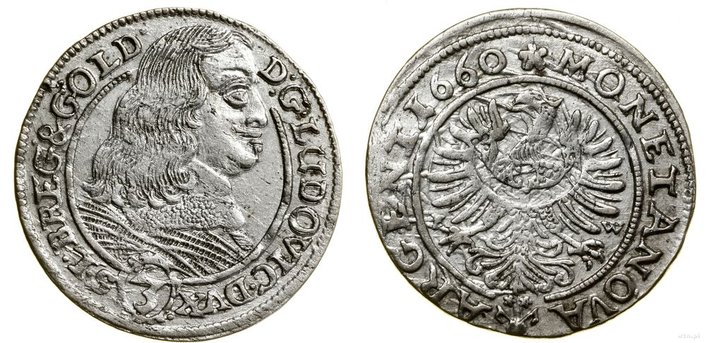 Śląsk, 3 krajcary, 1660