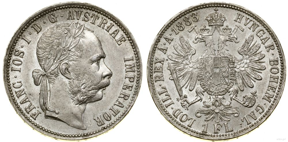 Austria, 1 floren, 1883
