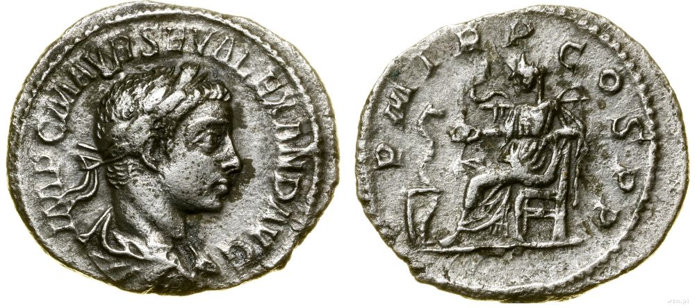 Cesarstwo Rzymskie, denar, 222