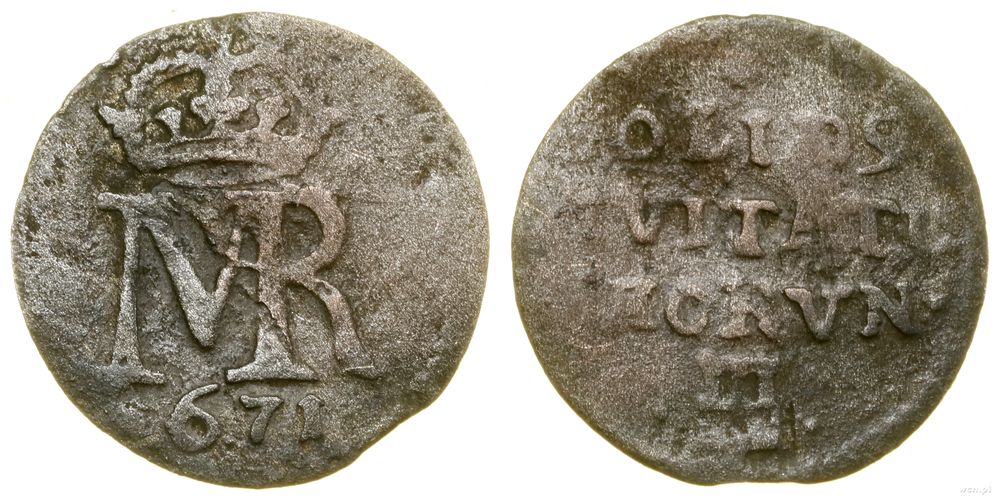 Polska, szeląg, 1671