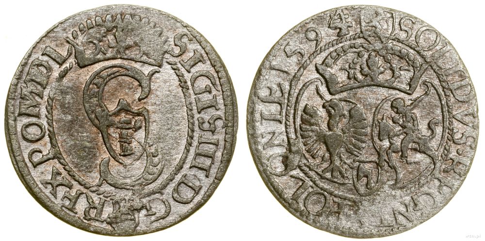 Polska, szeląg, 1594
